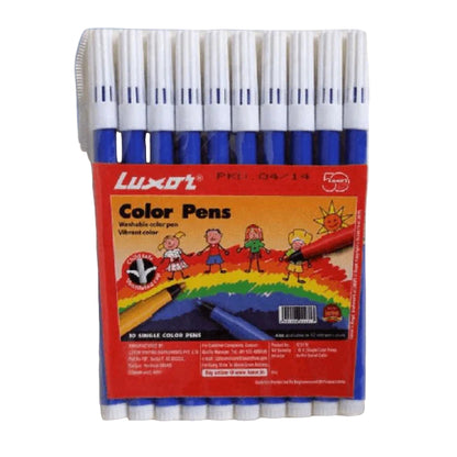 Luxor SKETCH PENS- Black/ Blue/ Red/ Green (Pack of 5)