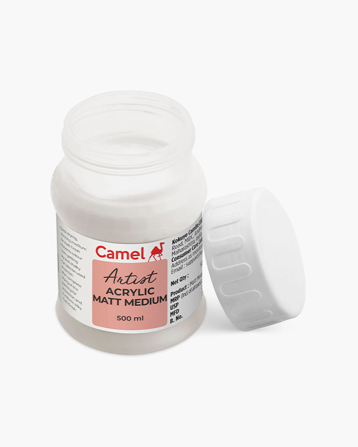 Camel Artist Acrylic Matt Medium 500ml