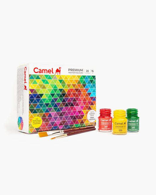 Camel Artist Premium Poster Colour 15ml (20 Shades)