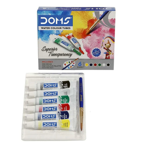 Doms WATER COLOUR Tube (6 Shades)