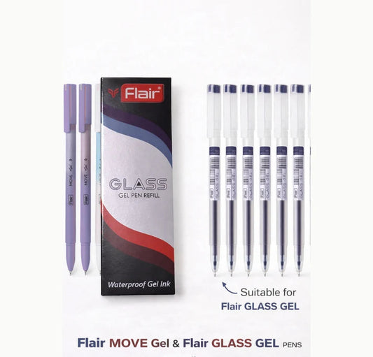 Flair GLASS GEL Refill (Pack of 10)