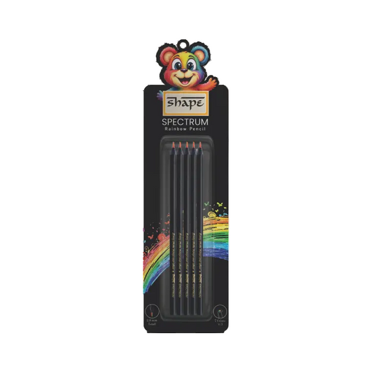 Shape Spectrum Rainbow Pencil (Pack of 10)