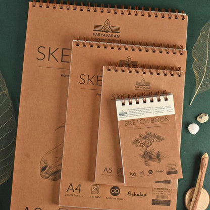 Scholar B5 Paryanvaran Sketch Book (50 Sheets)