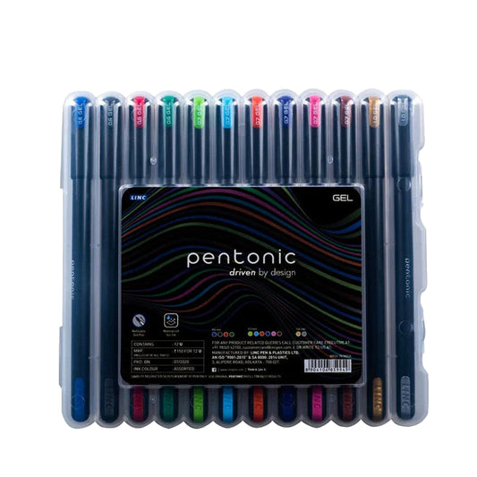 Linc Pentonic ASSORTED Gel Pen (Set of 12)