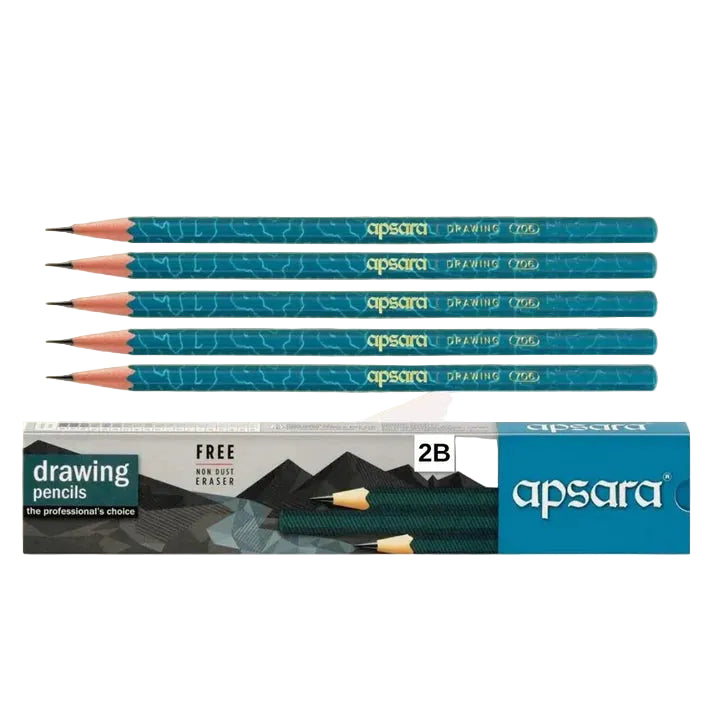 Apsara 2B Drawing Pencils (Pack of 10)
