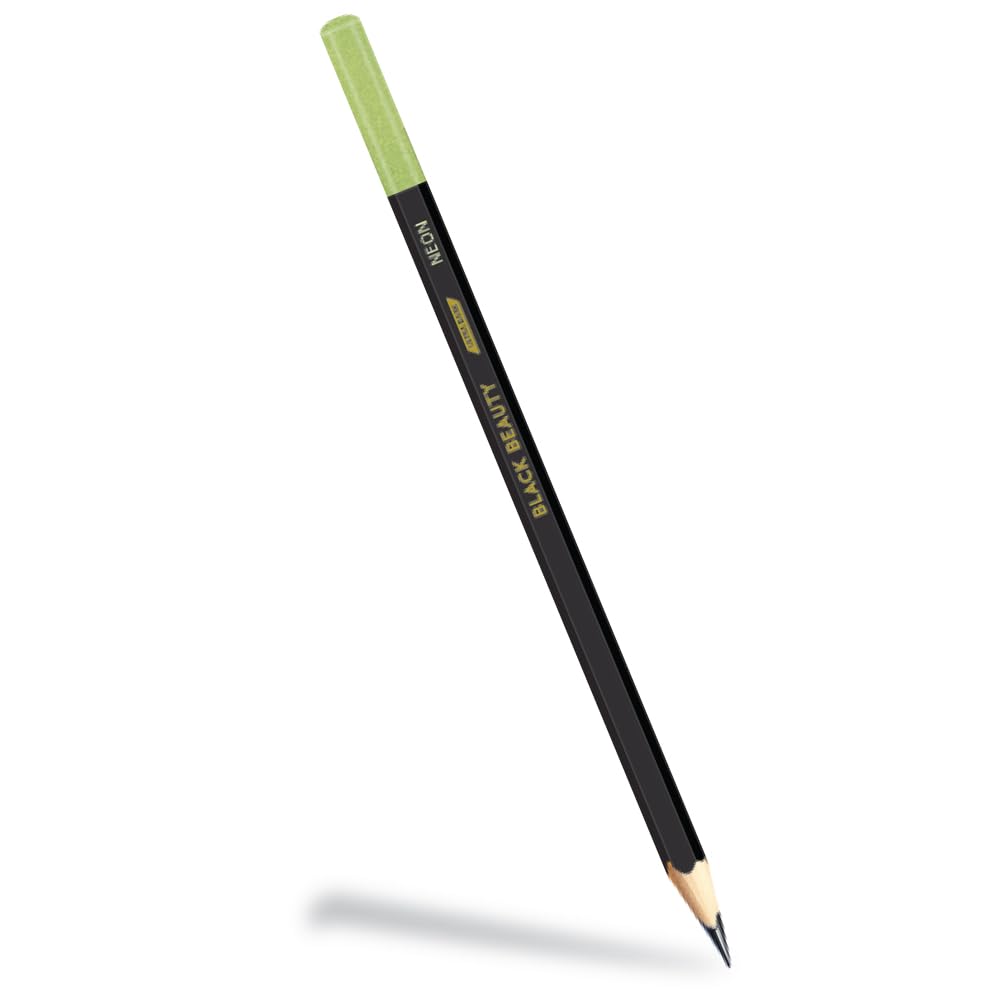 Black Beauty NEON Writing Pencils (Set of 10)