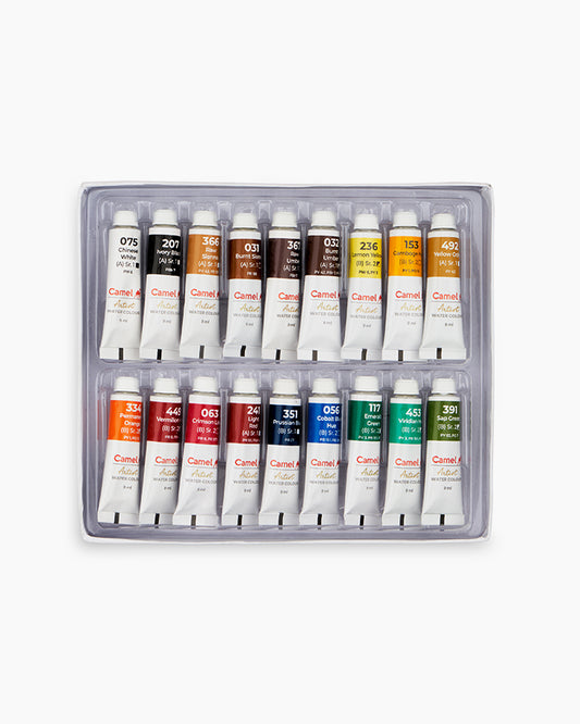 Camel Artist Water Colour Tube 9ml (18 Shades)