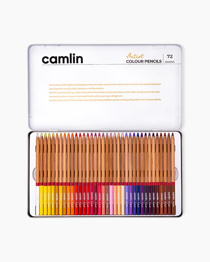 Camlin Artist Colour Pencil (72 Shades)