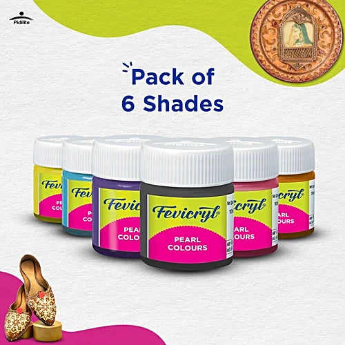 Fevicryl ACRYLIC Colour PEARL (6 Shades)