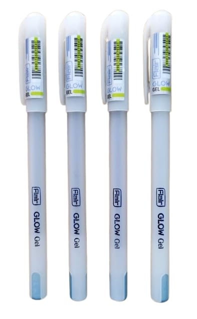 Flair GLOW Gel Pen (Pack of 10)
