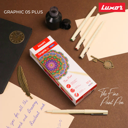 Luxor GRAPHIC O5 Pen (Pack of 5)