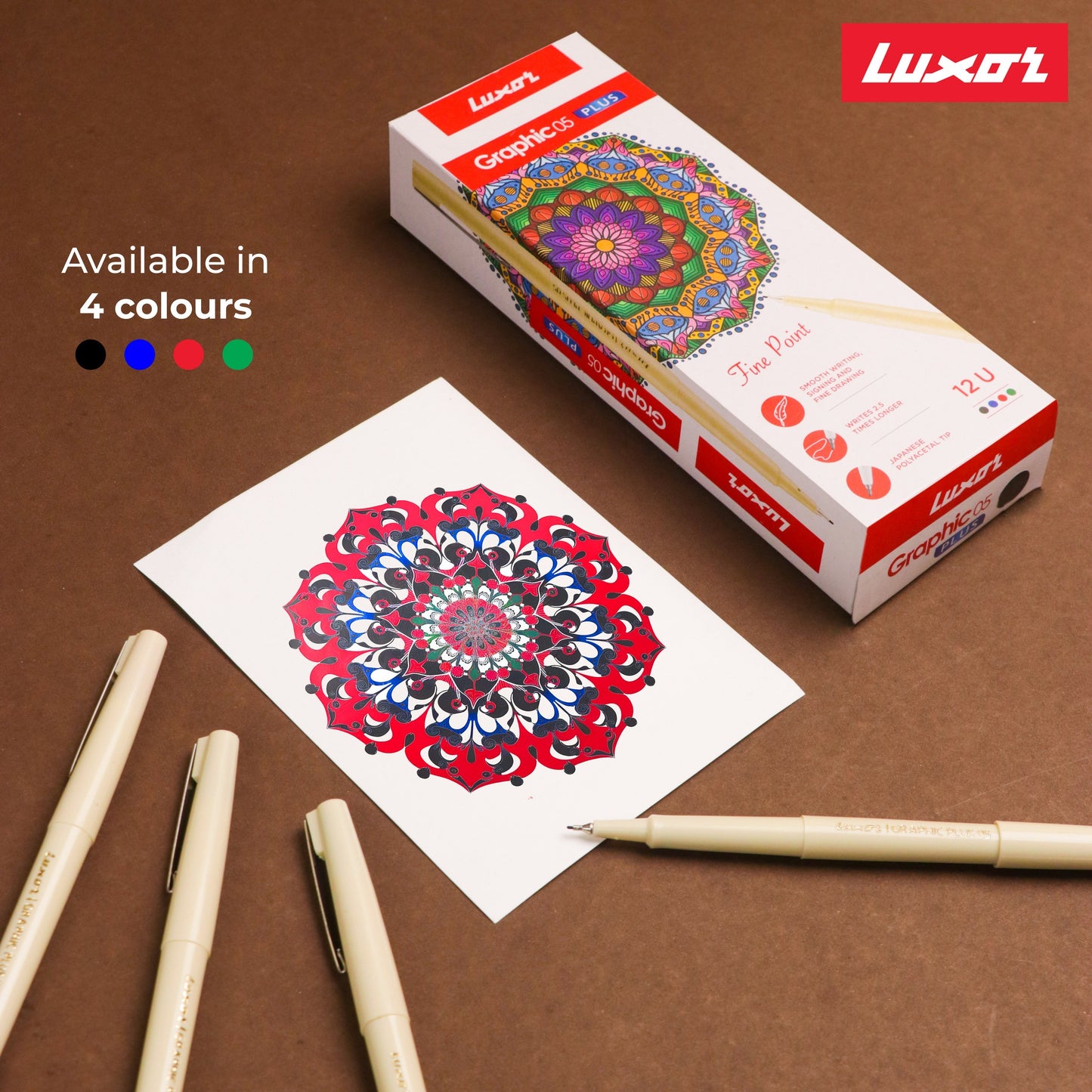 Luxor GRAPHIC O5 Pen (Pack of 5)