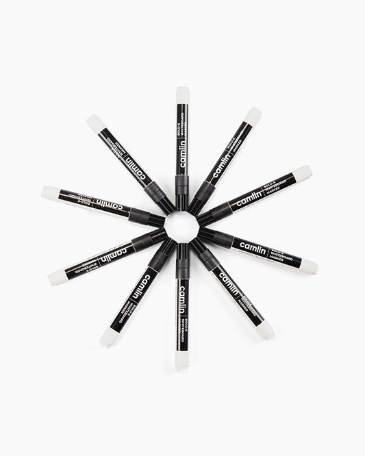 Camlin BOLD-E WHITE Board Marker (2 Pcs)