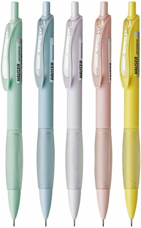 Hauser Artz Mechanical Pencil EXPRESS 0.7mm With Lead Tube (Pack of 5)