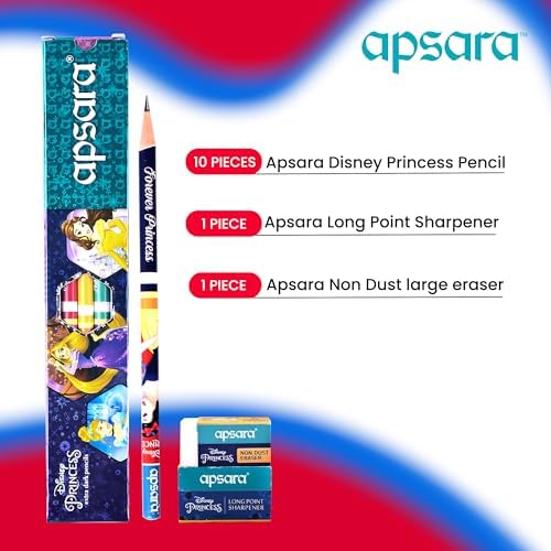 Apsara DISNEY PRINCESS Pencil (Pack of 10)