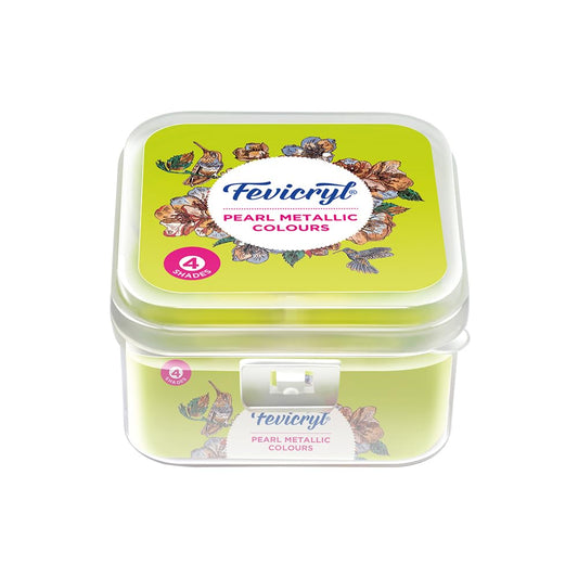 Fevicryl Acrylic Pearl Metallic Colours (Set of 4)