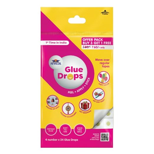 Fevicol GLUE DROPS 3+1 Pack