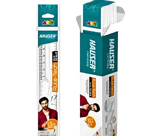 Hauser Artz RULE TECH 15cm Scale (Pack of 10)