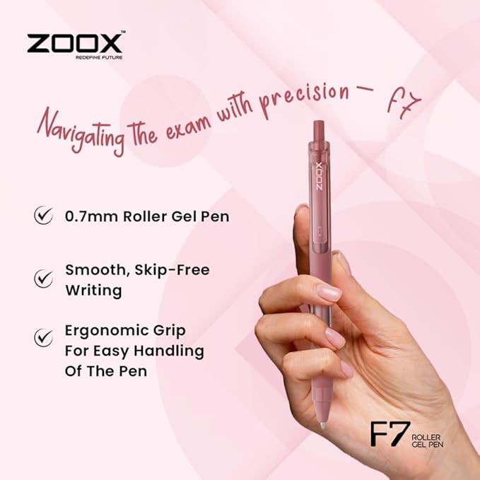Zoox F7 Roller Gel Pen- Blue