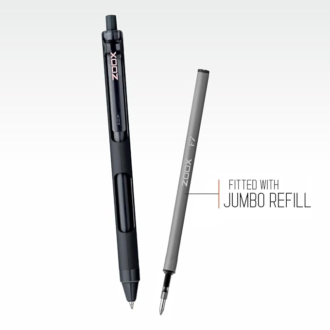Zoox F7 Roller Gel Pen- Black