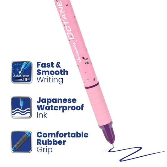 Octane GEL SHINING Pen (Pack of 5)