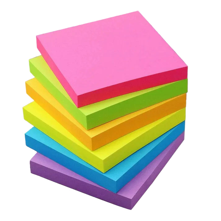 Colourful STICKY NOTE Pad 3x3