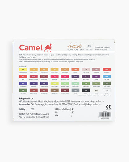Camel Artist Soft Pastel Colour (36 Shades)