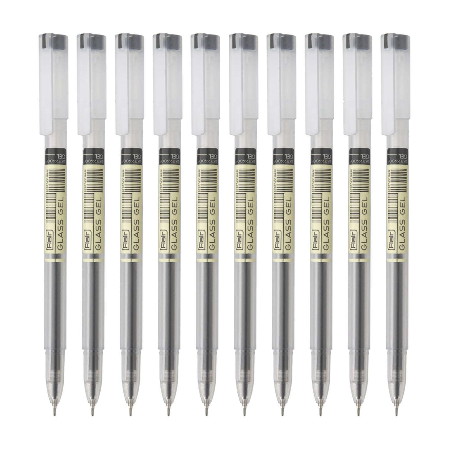 Flair GLASS Gel Pen (Pack of 10)