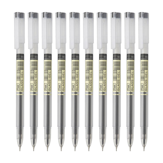Flair GLASS Gel Pen (Pack of 10)