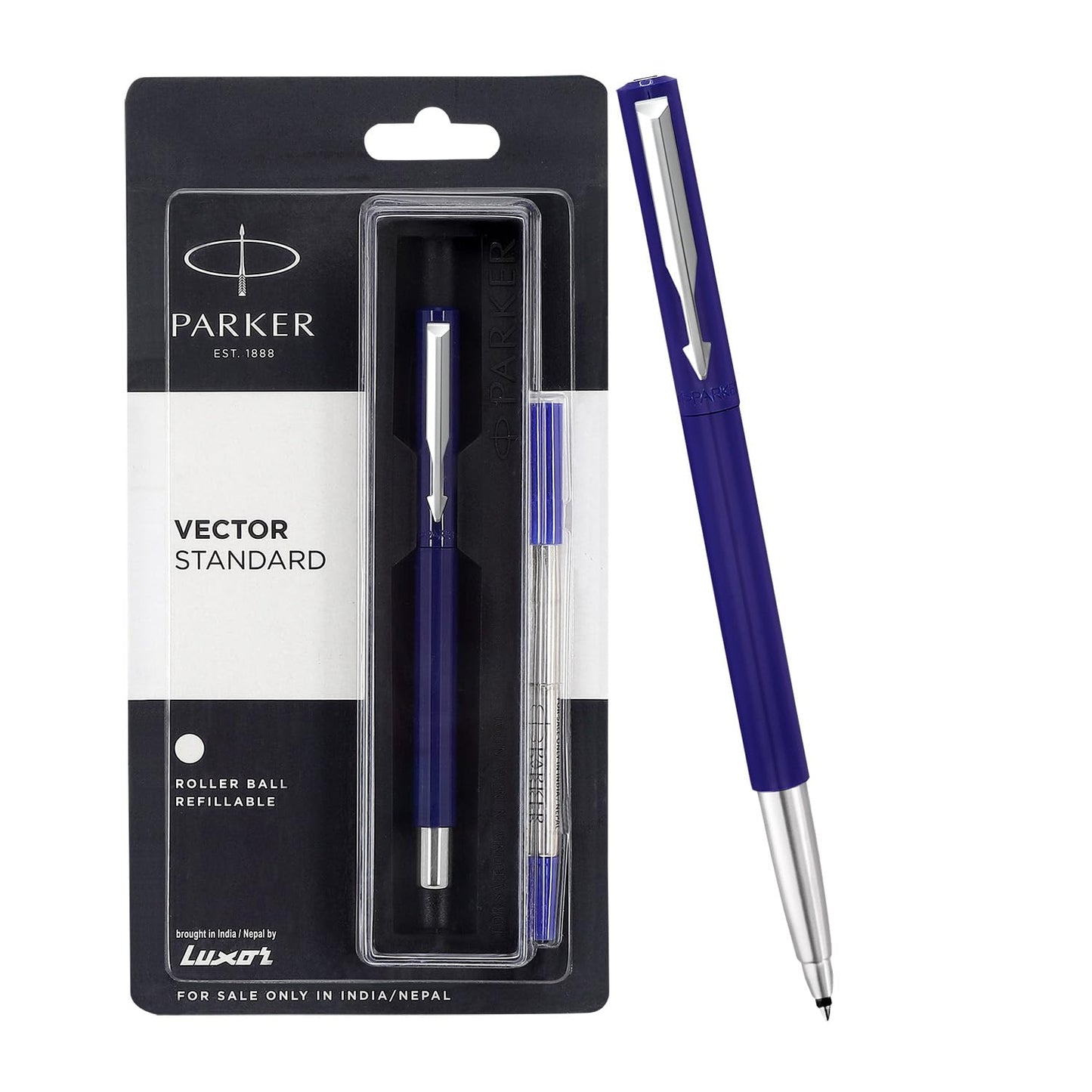 Parker VECTOR STANDARD Roller Ball Pen With Gold Trim