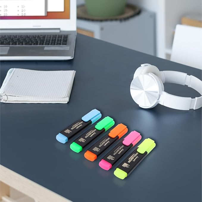 Luxor SUPER FLUORESCENT Highlighter (Set of 5)