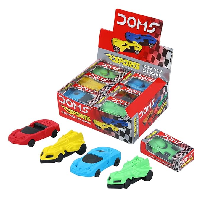 Doms SPORTS CAR Eraser (Pack of 5)