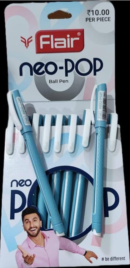 Flair NEO-POP Ball Pen (Pack of 10)
