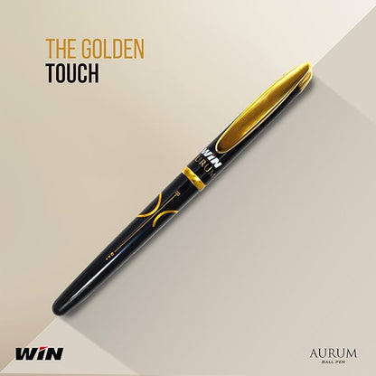 Win AURUM Ball Pen- Black (Pack of 5)