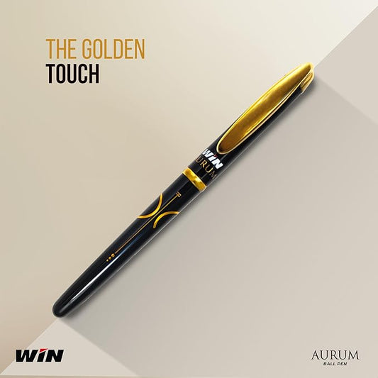 Win AURUM Ball Pen- Black (Pack of 5)