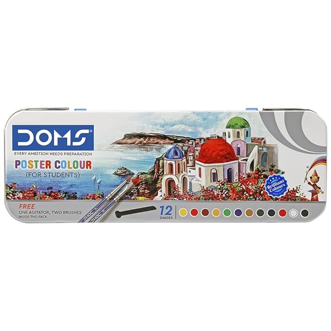 Doms POSTER COLOUR (12 Shades)