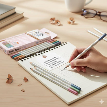 Black Beauty PEARL Writing Pencils (Set 0f 10)