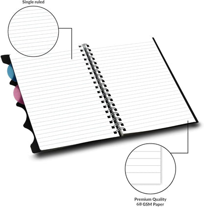 Shape A5 Premium 5 Subject Notebook (Ruled)