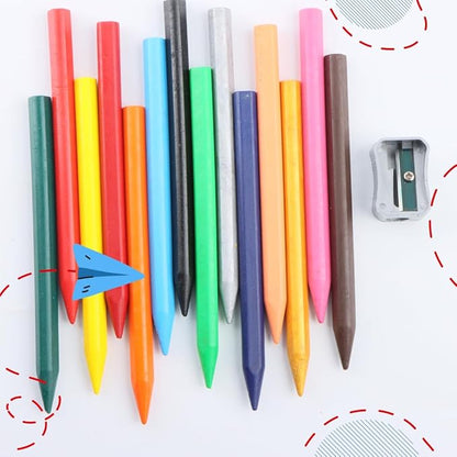 Luxor PLASTIC CRAYONS (14 Shades)