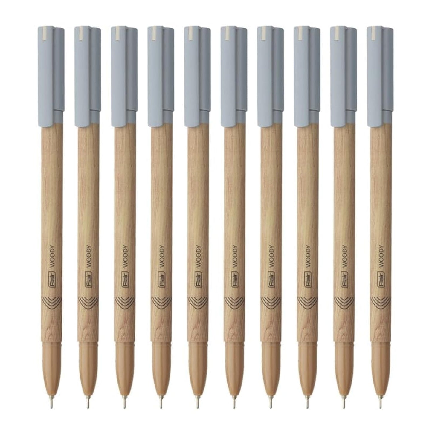 Flair WOODY Ball Pen (Pack of 10)