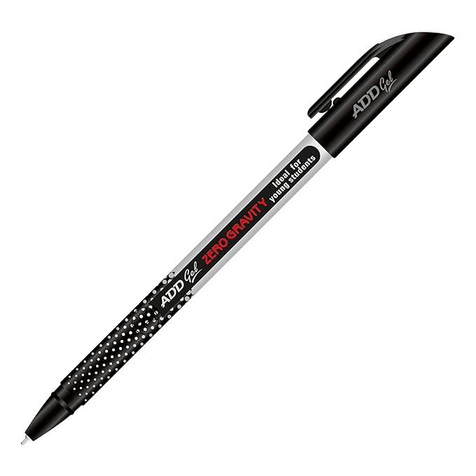 Add Gel Zero Gravity Gel Pen- Black (Pack Of 5)