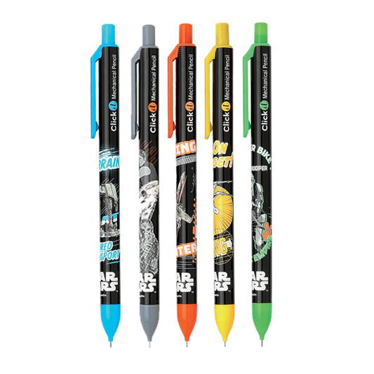 Unomax Click-It STAR WARS 0.7MM Mechanical Pencil (Pack of 10)