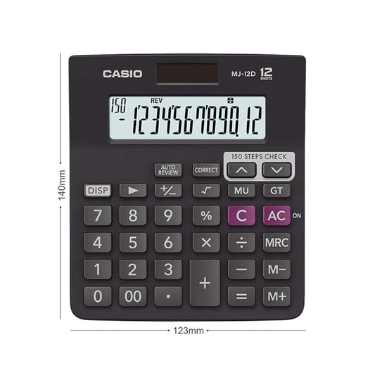 Casio MJ-12D CHECK Calculator