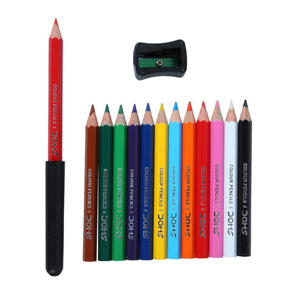 Doms HALF SIZE 12 Shades Pencil Colour
