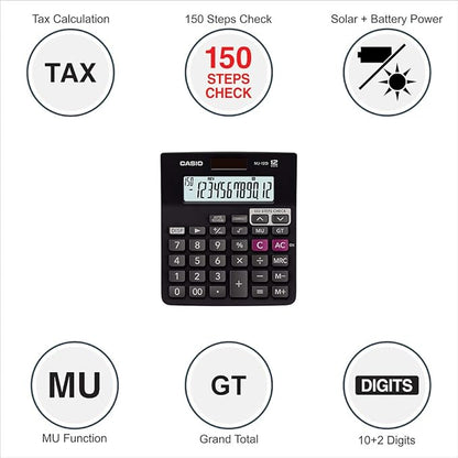 Casio MJ-12D CHECK Calculator