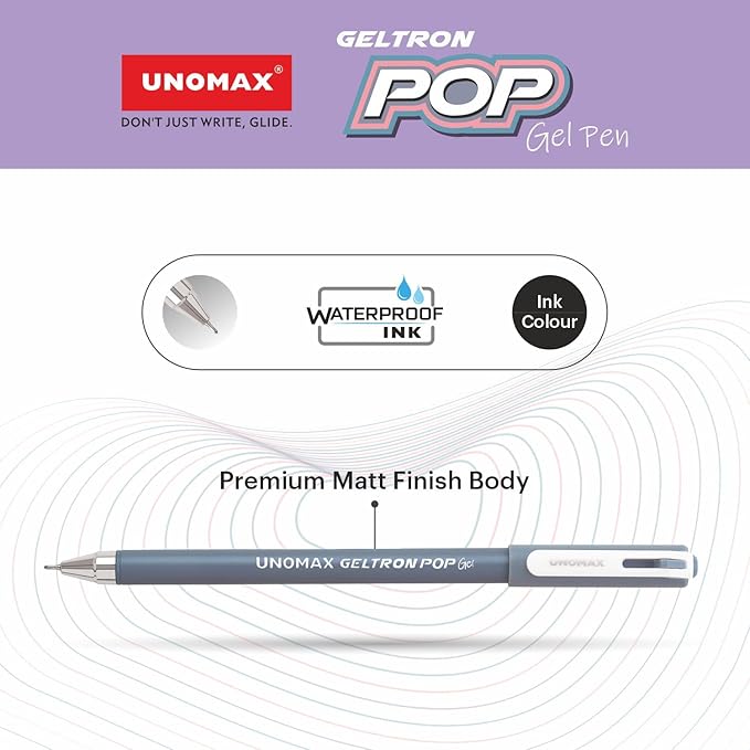 Unomax GELTRON POP Gel Pen (Pack of 5)