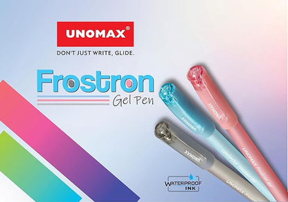 Unomax FROSTRON Gel Pen (Pack of 5)