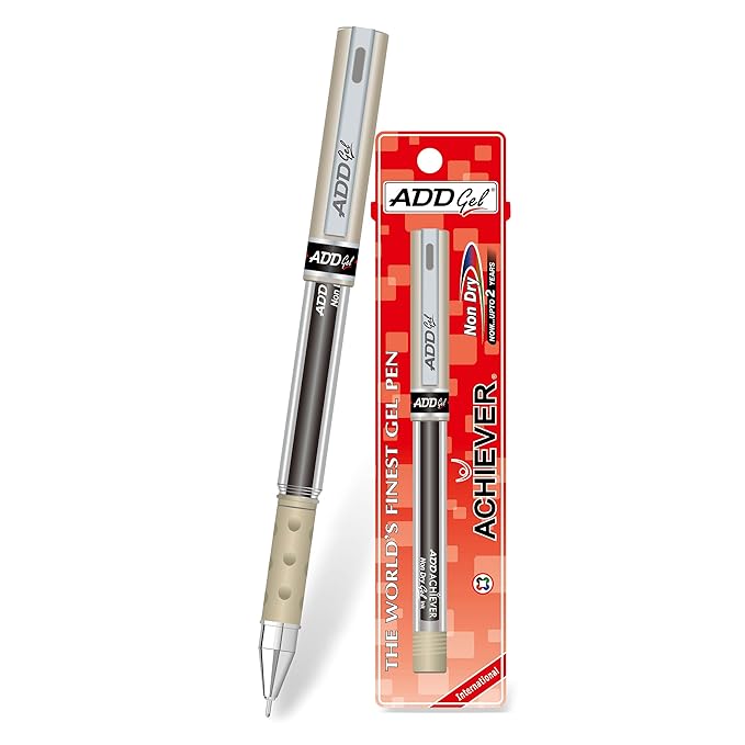 Add Gel ACHIEVER Gel Pen- Red