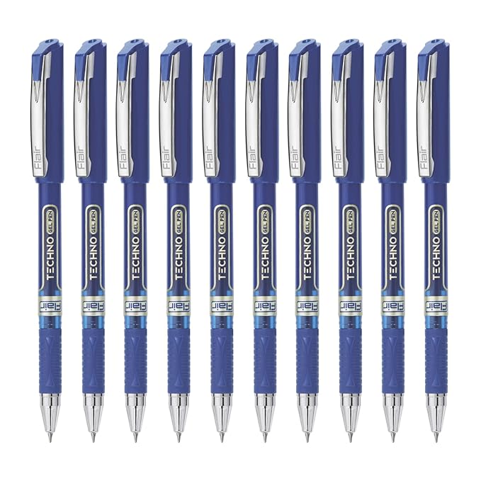 Flair TECHNO Gel Pen (Pack of 5)