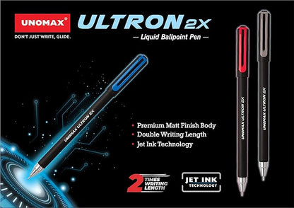 Unomax Ultron 2X Ball Pen (Pack of 5)